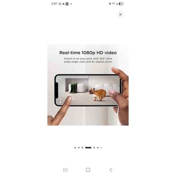 Petcube Play 2 Wi-Fi Pet Camera with Laser Toy for Cats & Dogs: Indoor Camera. - Picture 3 of 9